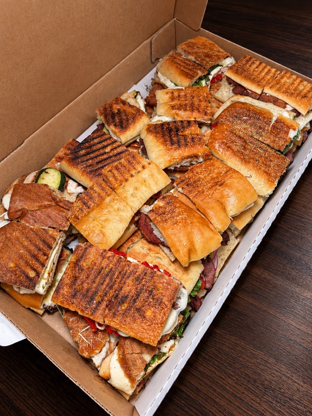 Assorted paninis