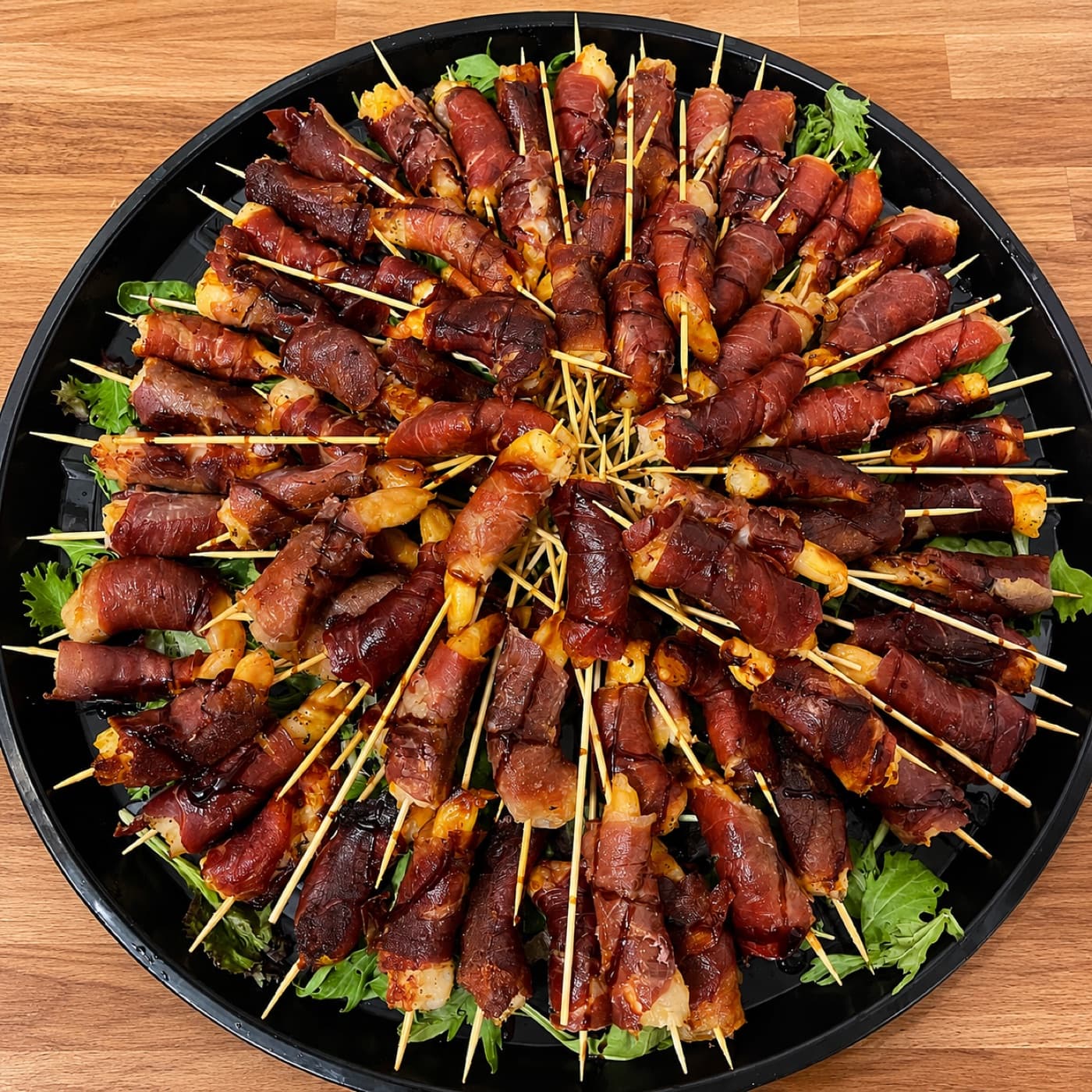 Prosciutto-Wrapped Shrimp Spiedini